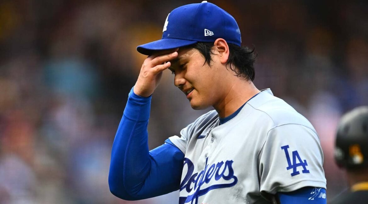 Dodgers’ Shohei Ohtani Exits Early Against Pirates Due to Left Knee Inflammation 2 ohtanifront