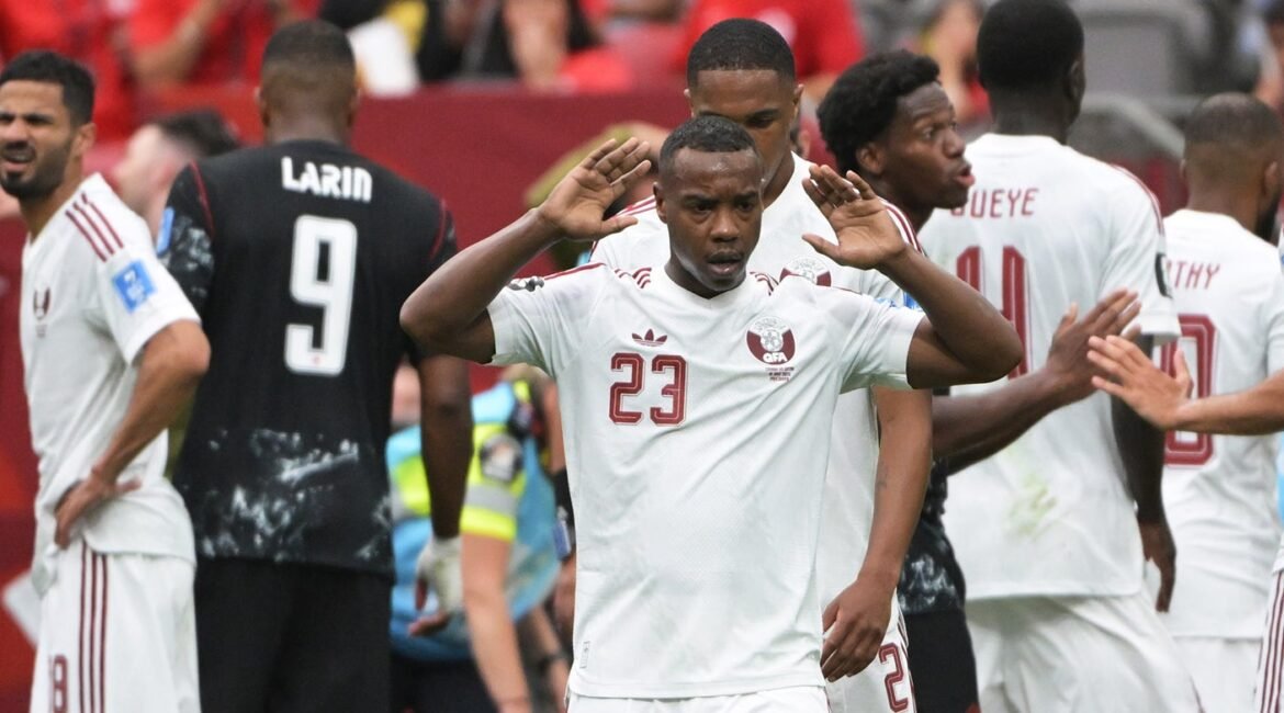 Qatar's Assim Madibo Gets 5-Match Ban For Breaking Canada's Ismaël Koné's Leg 2 qatar 1