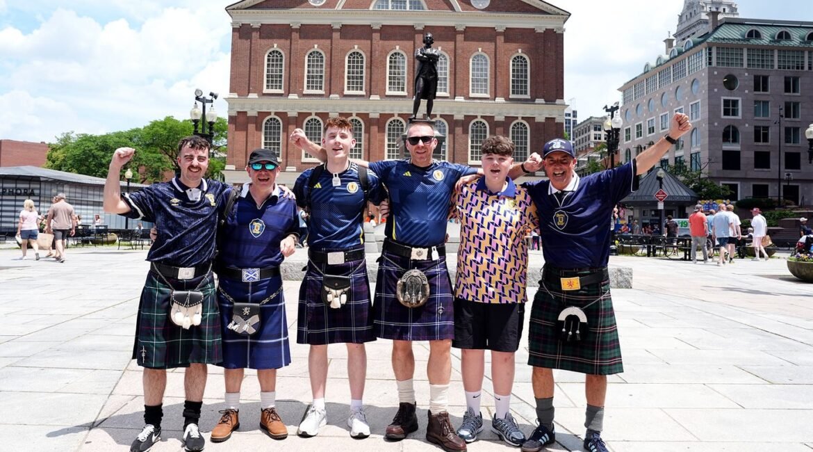 Beer, Chants and Soccer: Tartan Army Takes Over Boston, Sparks Sister City Partnership 2 scotland fans