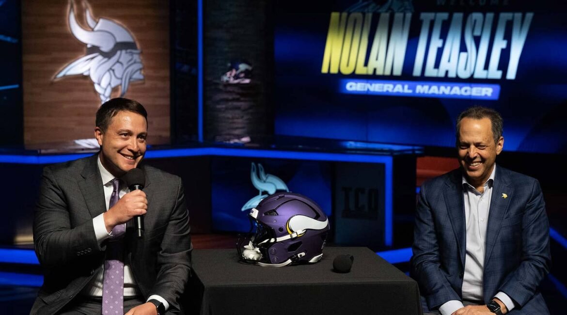 Vikings Introduce Former Seahawks Executive Nolan Teasley As New General Manager 2 teaseyfront