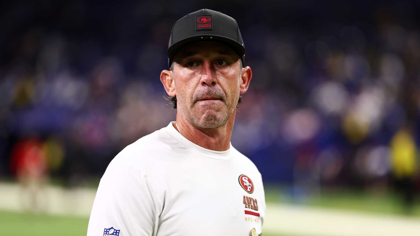 49ers Kyle Shanahan Makes Brief Appearance At Training Camp After