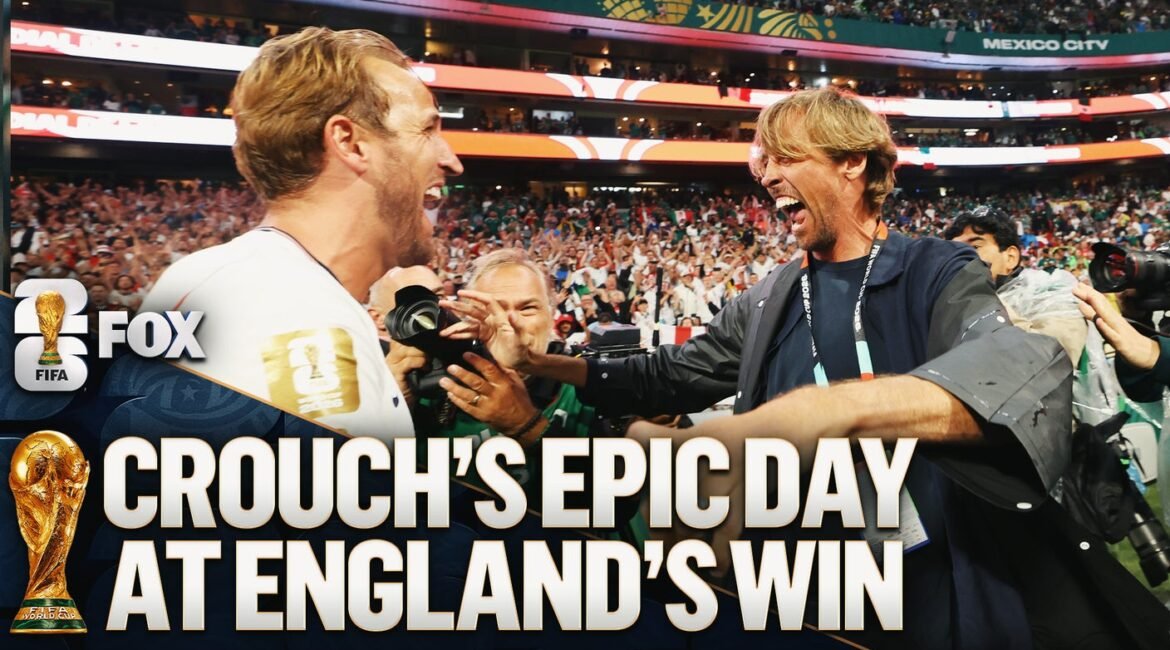 'One Of The Great England Wins': Peter Crouch Celebrates With The Three Lions 2 e63be0f7 crouch