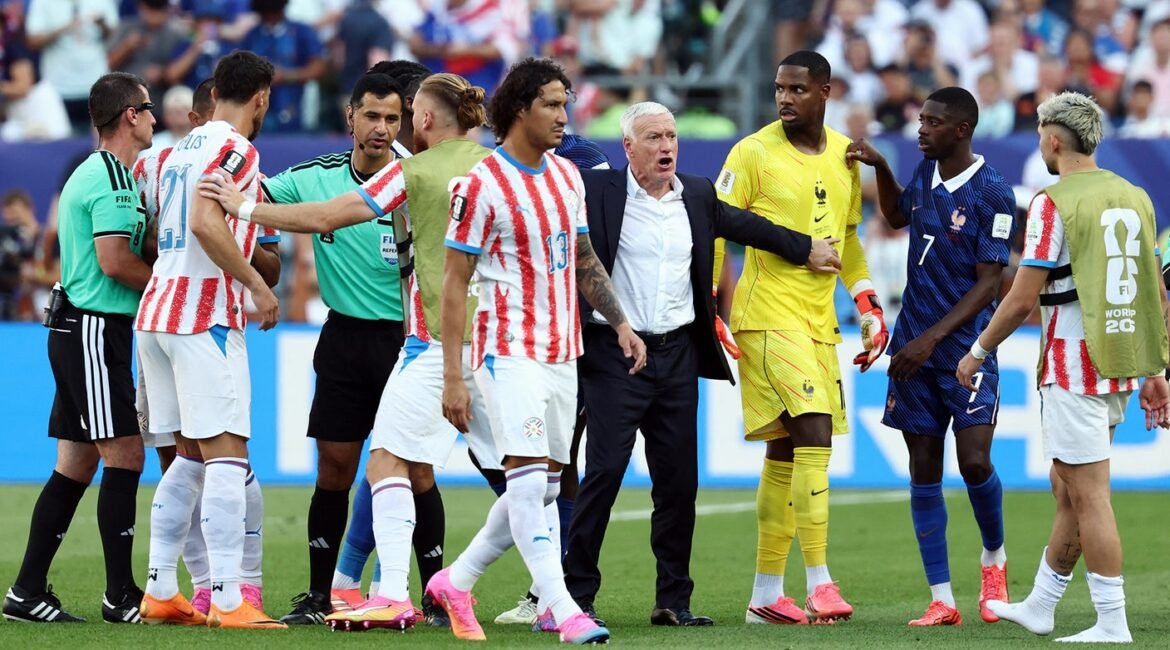 France Coach Takes Aim At Paraguay For 'Cheap Shots' In Heated World Cup Clash 2 france1 1