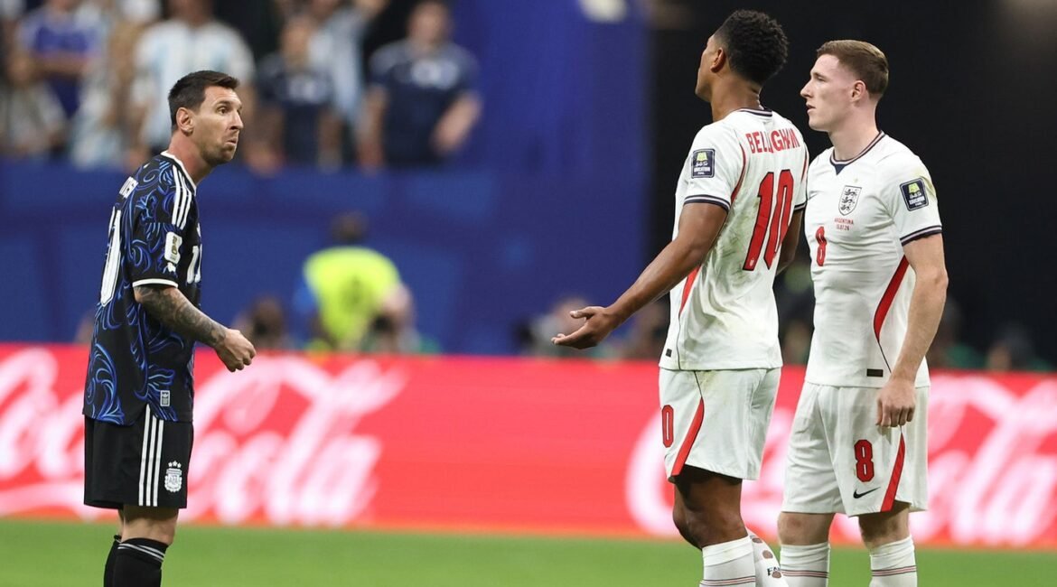 Messi's Iconic Shrug And Bellingham's Barco Slap: Argentina-England Was Tense 2 messi9