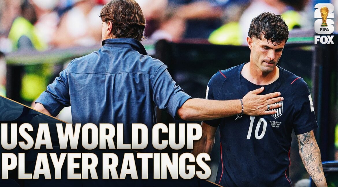 USMNT Player Ratings For The 2026 World Cup After Loss To Belgium 19 pulisic1 2