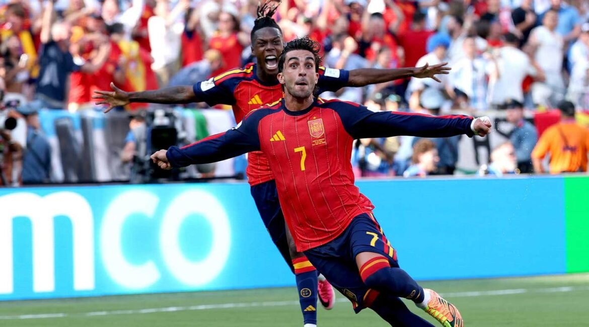 Spain's Stifling Defense Shuts Out Argentina in Messi's Potential Curtain Call 2 spain1 7