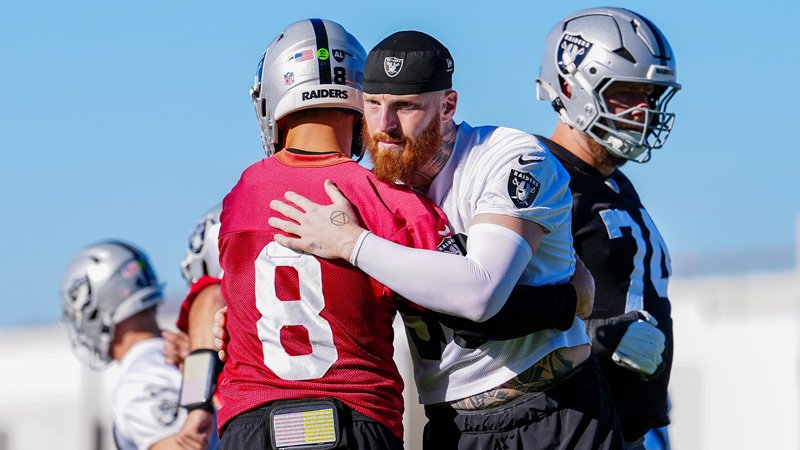 Raiders Suspend Kirk Cousins Maxx Crosby From Team Drills After