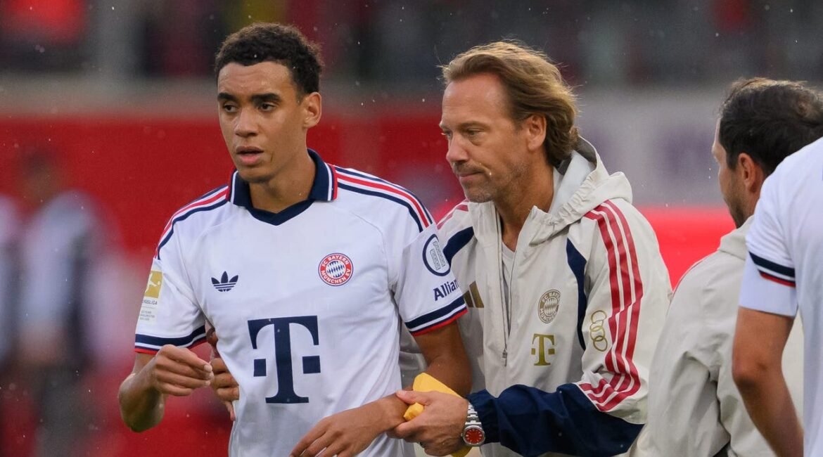 Bayern Star Jamal Musiala's Season In Doubt After Two In-Game Collapses 2 gettyimages 2291123872 scaled e1787170241293