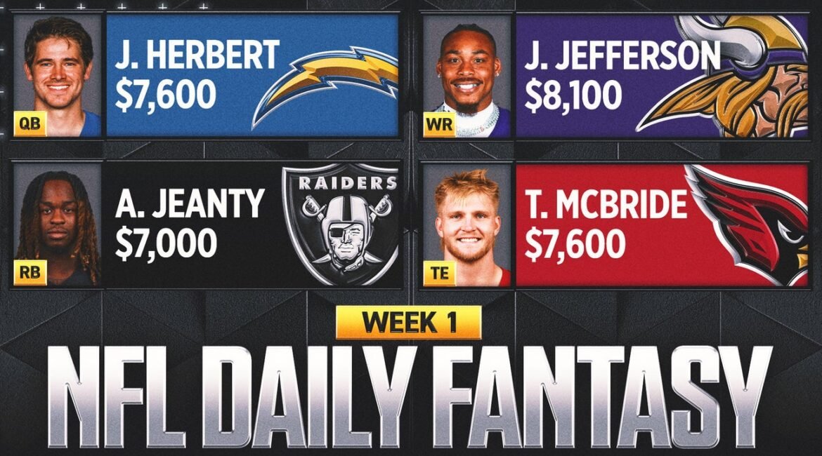 NFL DFS Week 1: Best Picks, Lineup Advice and Value Plays 20 039895c9 dfs