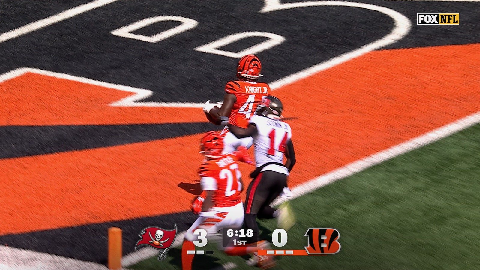 NFL Fallout Week 1: The Bears Got The Gusto To Be The Best Offense In Football 6 Demetrius Knight Jr. recovers fumble and returns it 27 yards for TD giving Bengals lead over Bucs | NFL Highlights