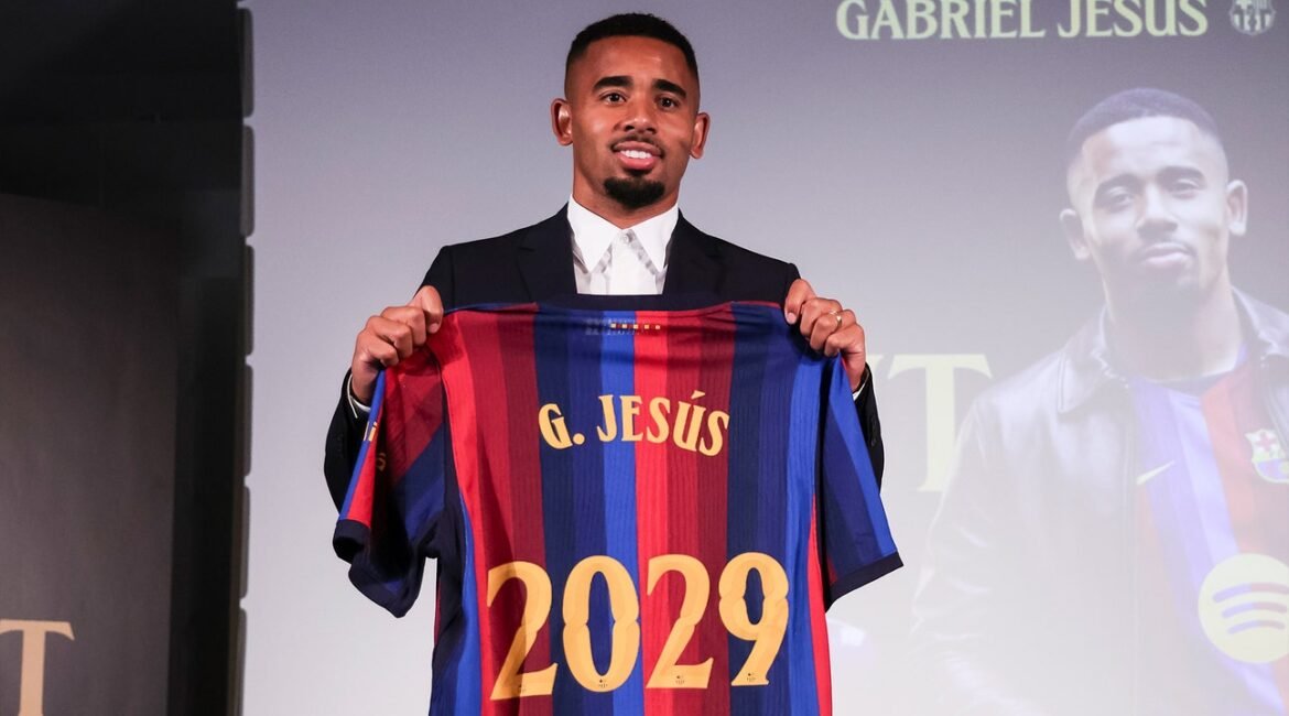 Barcelona Completes Transfer Deadline Day Deal For Gabriel Jesus From Arsenal 2 jesus1