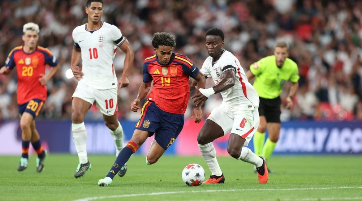 World Cup Winners Spain Back To Action In Star-Studded Win Over England 2 lamine2 scaled