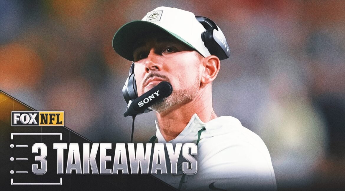 Almost Time To Pack It Up? 3 Takeaways From Falcons' Dominant Win vs. Packers 9 matt lafleur takeaways