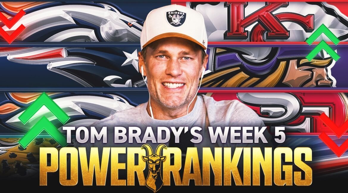 Tom Brady's NFL Power Rankings: 49ers Clear No. 1? Vikings Have All-Time Defense? 13 26brady power rankings week 5 a