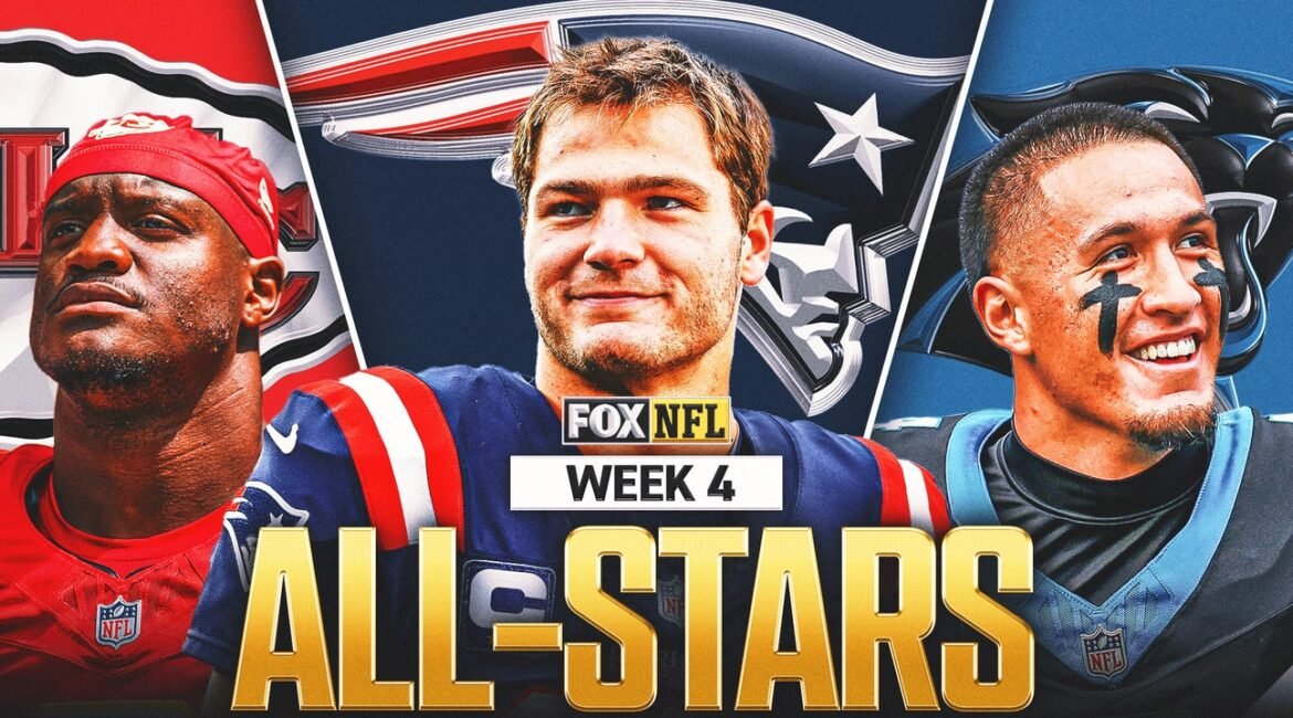 NFL Week 4 All-Stars: Drake Maye Is Back; Kenneth Walker Might Be A Mainstay 25 artboard 11 4