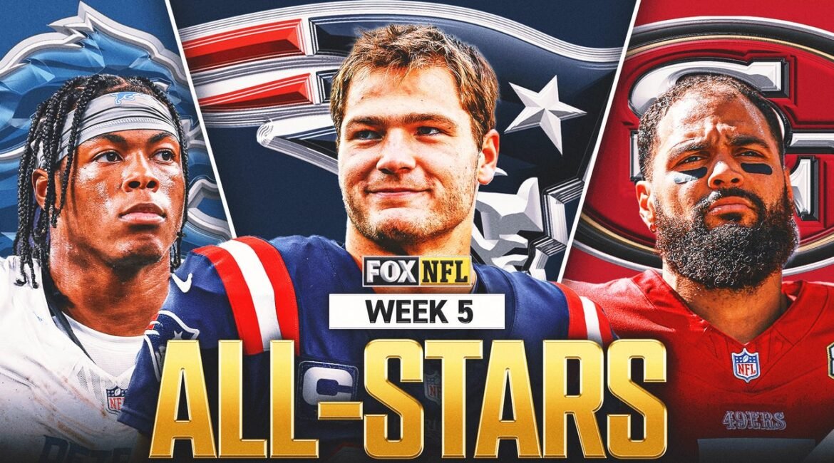 NFL Week 5 All-Stars: Drake Maye Is Playing Like An MVP, As Is Jahmyr Gibbs 27 artboard 11 5