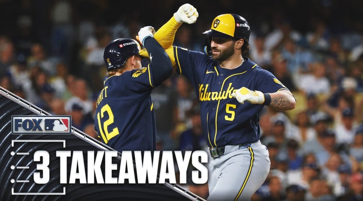 Milwaukee Sweeps The Champs: 3 Takeaways From The Brewers' Game 4 Win Over Dodgers 4 e676c902 mlb 16x9 1