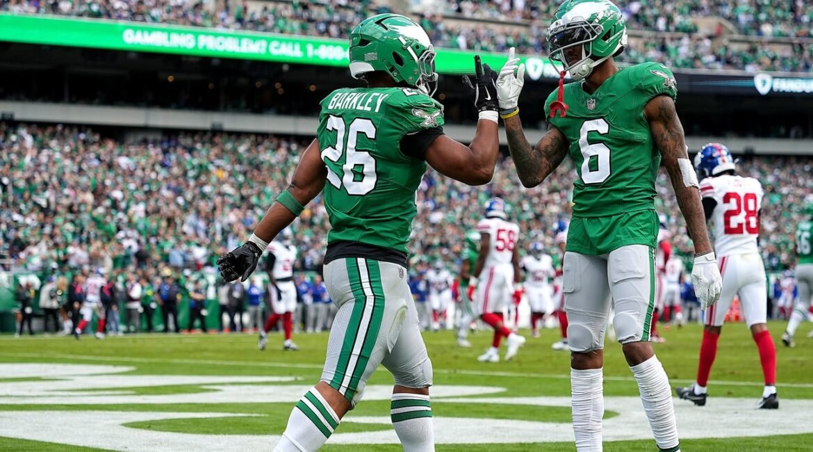 Eagles Head To London Without Saquon Barkley, DeVonta Smith vs. Jaguars 2 sand d